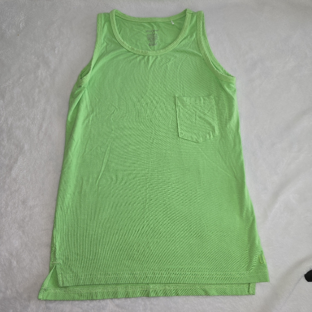 Little Bipsy Collection Kids Green Viscose Bamboo Tank Top Size 9